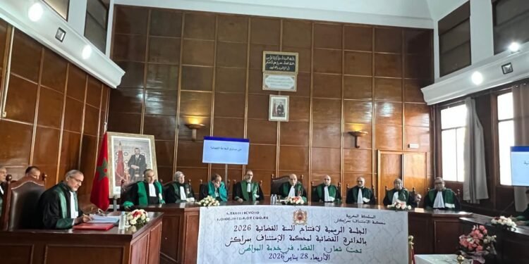 النيابة العامة لاستئنافية مراكش تحقق نسب إنجاز غير مسبوقة في 2025